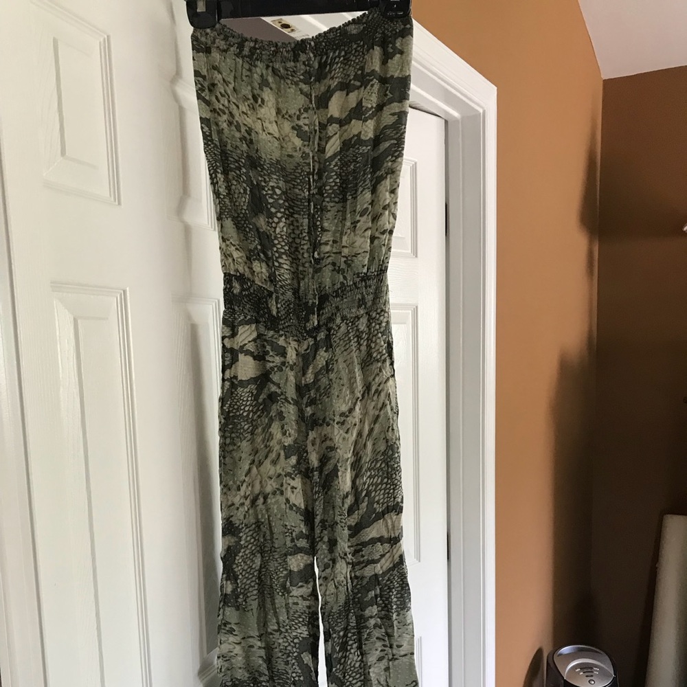 Strapless pant jumper